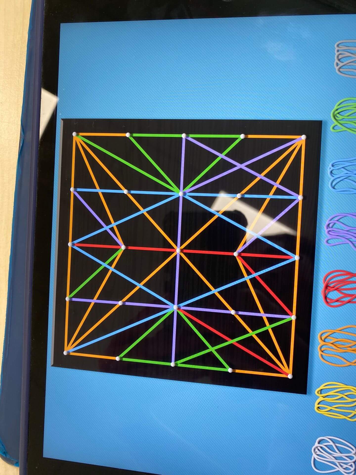 Symmetriefigur farbig